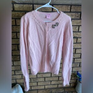 Pinkish lambs wool blend sweater‎